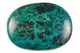 Polished, Vivid-Blue Chrysocolla Stone - Peru #210973-1